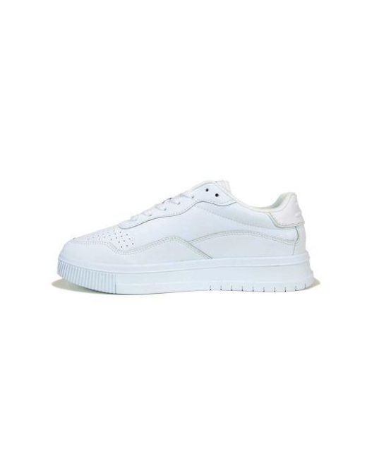 Tommy Hilfiger White Supercup Leather Trainer for men
