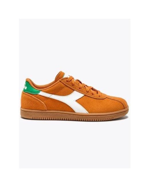 Diadora Orange Flame Tokyo Trainer
