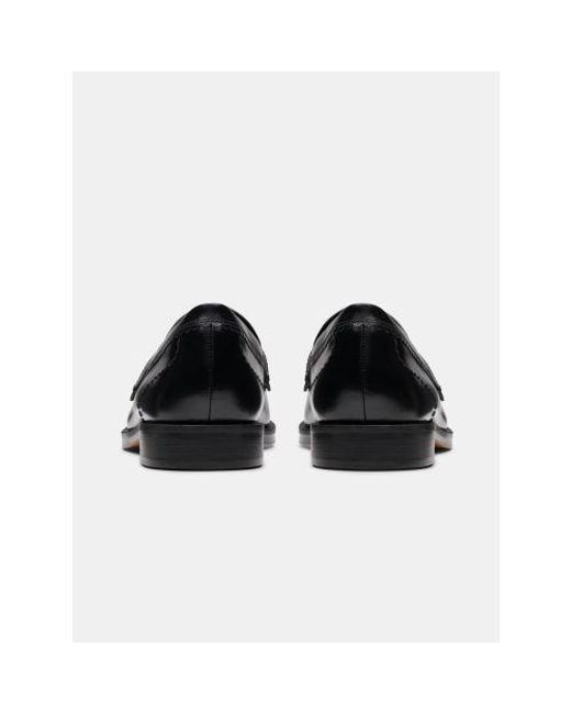 Clarks Black Straven Edge Shoe