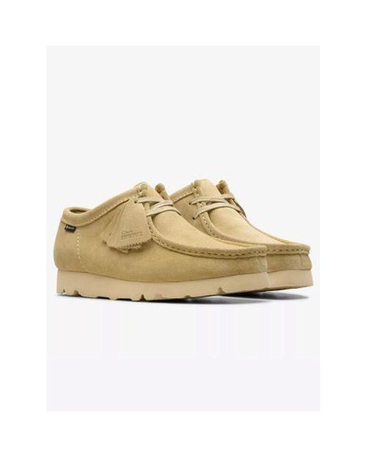 Clarks Brown Maple Wallabee Gtx Shoe for men