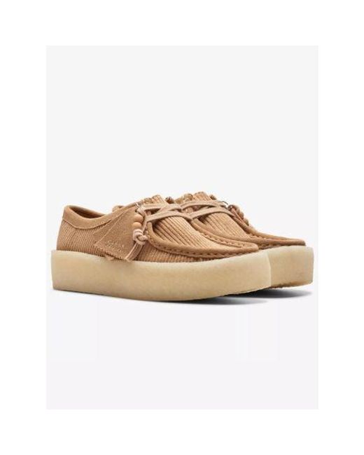 Clarks Natural Tan Wallabee Cup Shoe