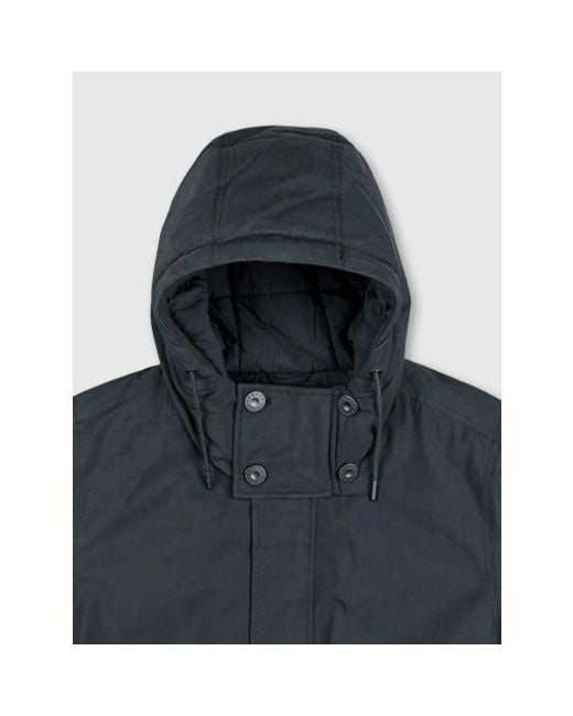 Pretty Green Black Pretty Oracle Quilted Field Jacket for men