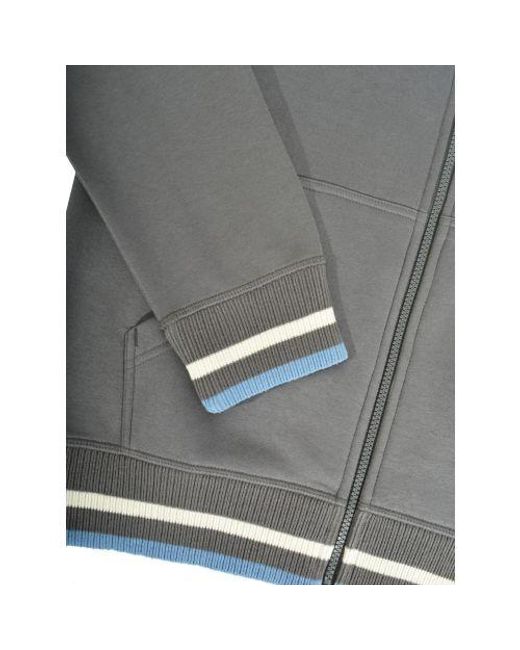 Lambretta Gray Iron Full Zip Hoodie for men