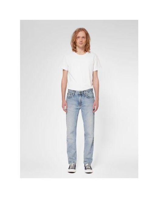 Nudie Jeans Blue Travelling Light Gritty Jackson Jean for men