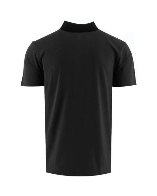 Aquascutum Black Beach Basic Sailor Polo Shirt for men