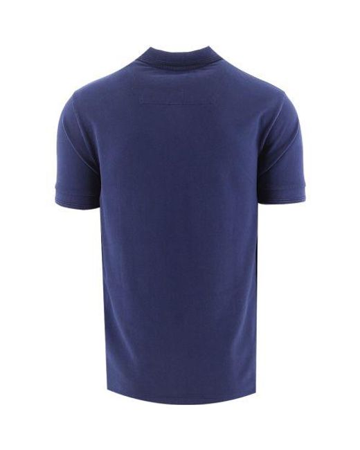 Replay Blue Cotton Polo Shirt for men