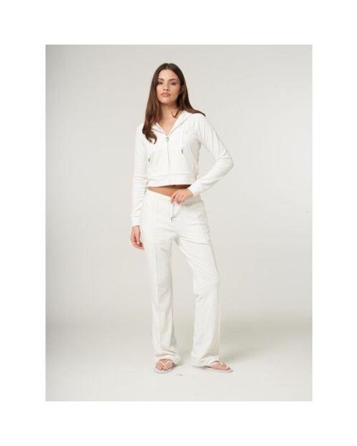 Velour diamante tracksuit bottom hotsell