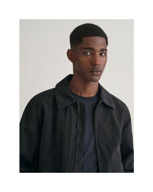 Gant Black Bony Nylon Jacket for men