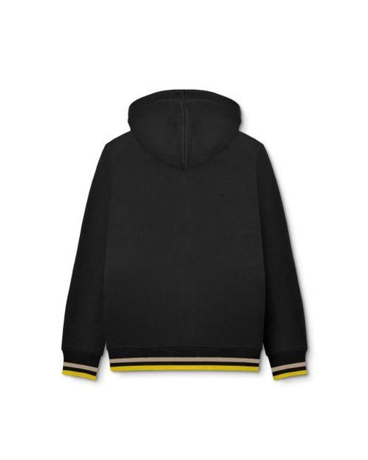 Lambretta Black Cashew Full Zip Hoodie for men
