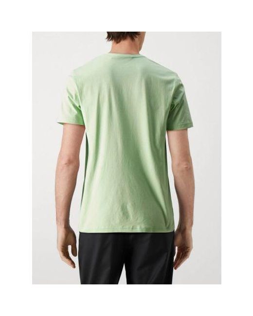 Belstaff Green New Leaf Cotton Jersey T-Shirt for men