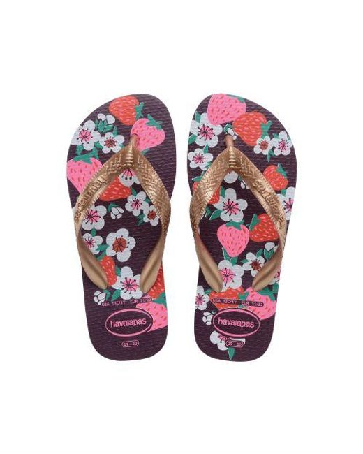 Havaianas Blue Flores Flip Flop