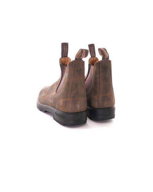 Blundstone Brown Rustic Classic 585 Chelsea Boot for men
