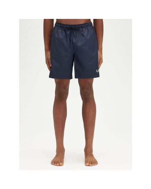 Fred Perry Blue Classic Swim Short for men