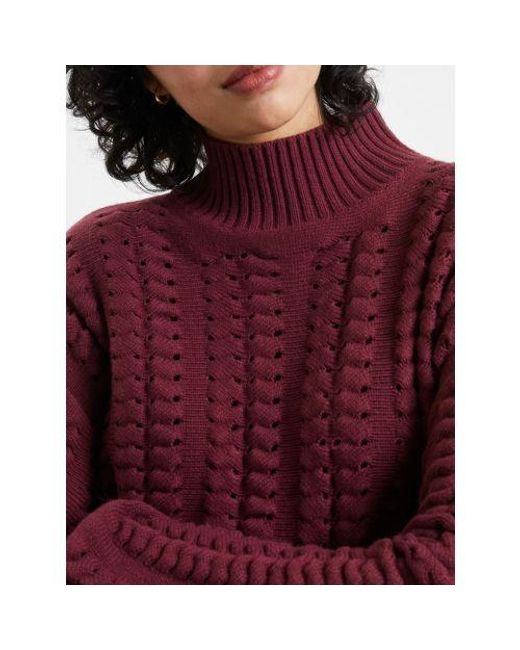 French Connection Red Truffle Jolee Jumper