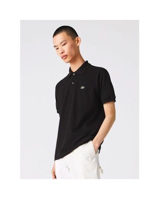 Lacoste Black L1212 Polo Shirt for men