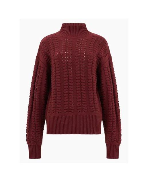 French Connection Red Truffle Jolee Jumper