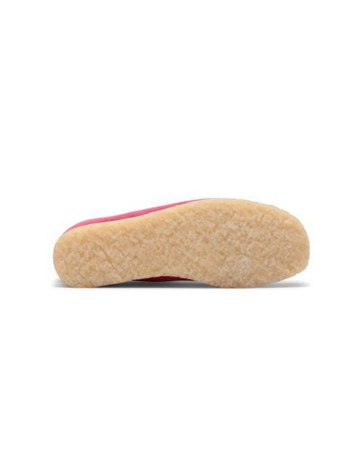 Clarks Pink Interest Wallabee Shoe
