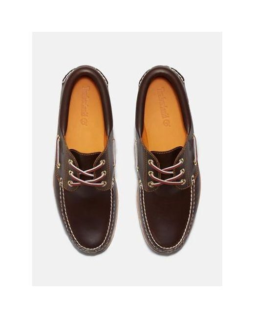 Timberland Brown Authentic Boat Shoe for men