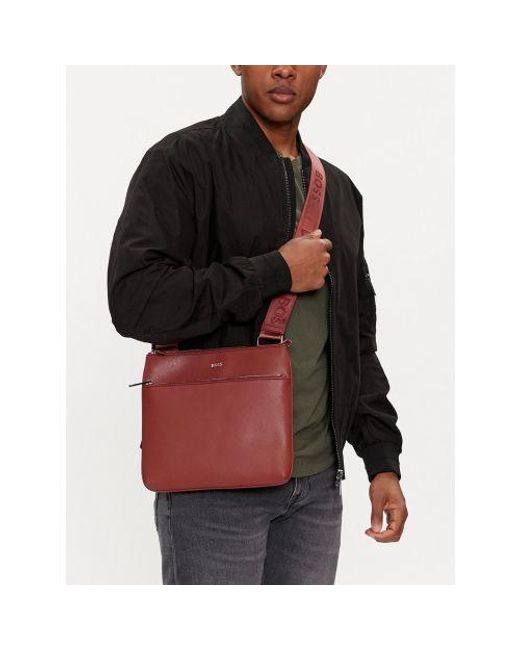 Boss Brown Open Zair Large Envelope Bag for men