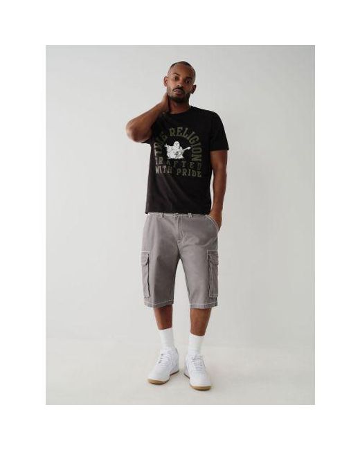 True Religion Black Jet Crafted Classic T-Shirt for men