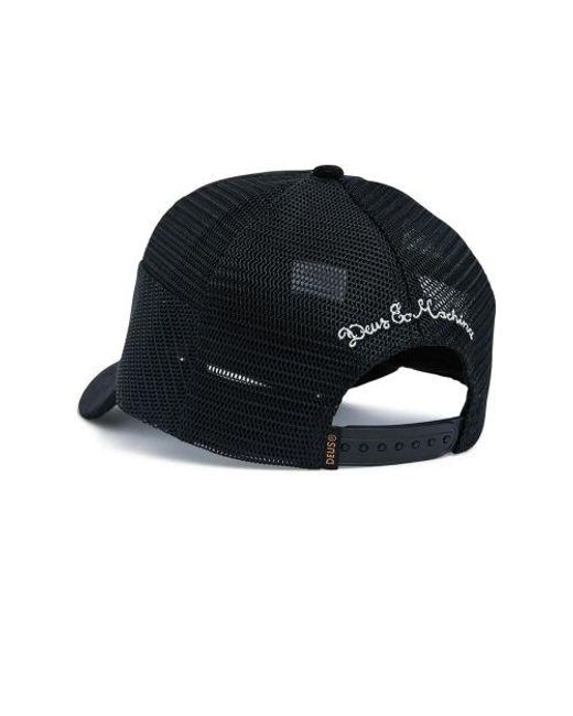 Deus Ex Machina Black Pill Cord Trucker Cap for men