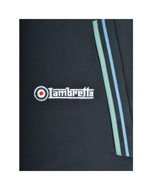 Lambretta Blue Twin Tipped Polo Shirt for men