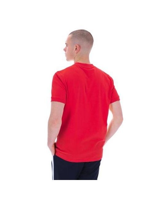 Sergio Tacchini Red Adrenaline Rush Master T-Shirt for men