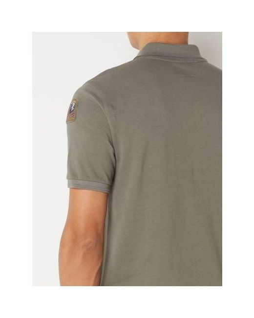 Parajumpers Gray Thyme Gangapuma Polo Shirt for men