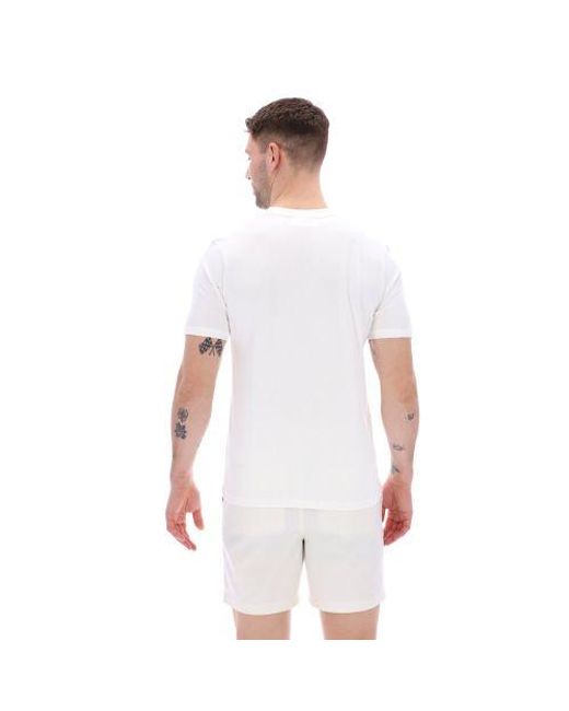 Fila White Gardenia Sunny 2 T-Shirt for men