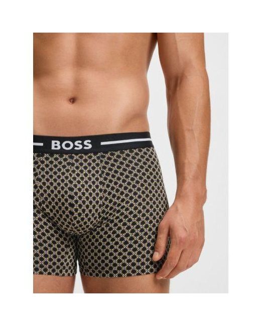 Boss Gray Assorted 3-Pack Bold Design Boxer for men
