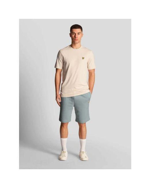 Lyle & Scott Gray Slate Sweat Short for men