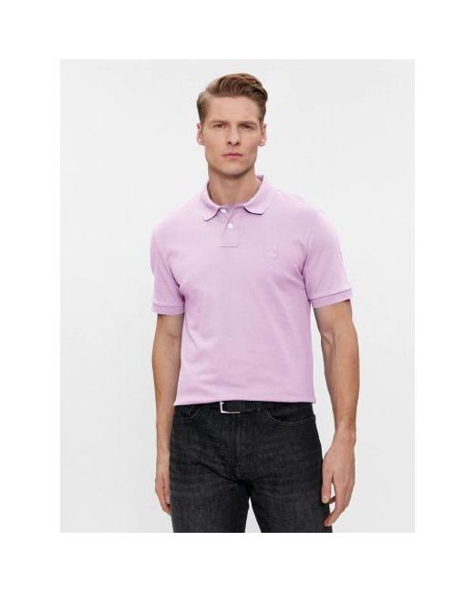 Boss Purple Light Pastel Passenger Polo Shirt for men