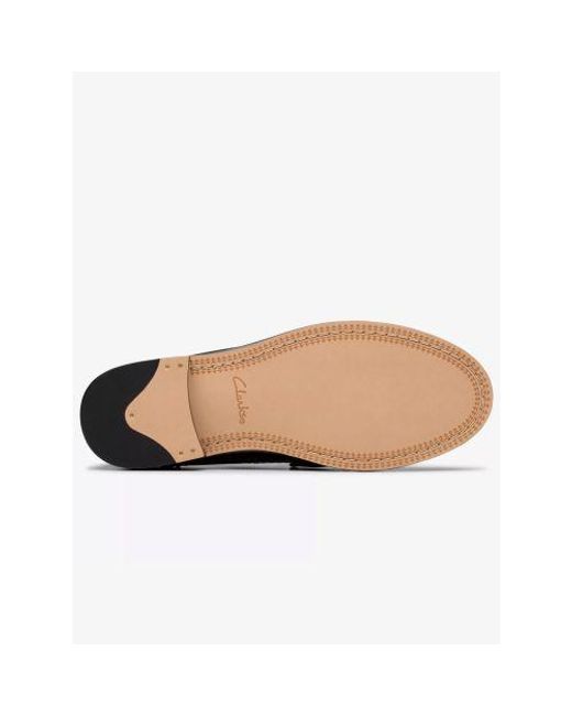 Clarks Black Straven Edge Shoe