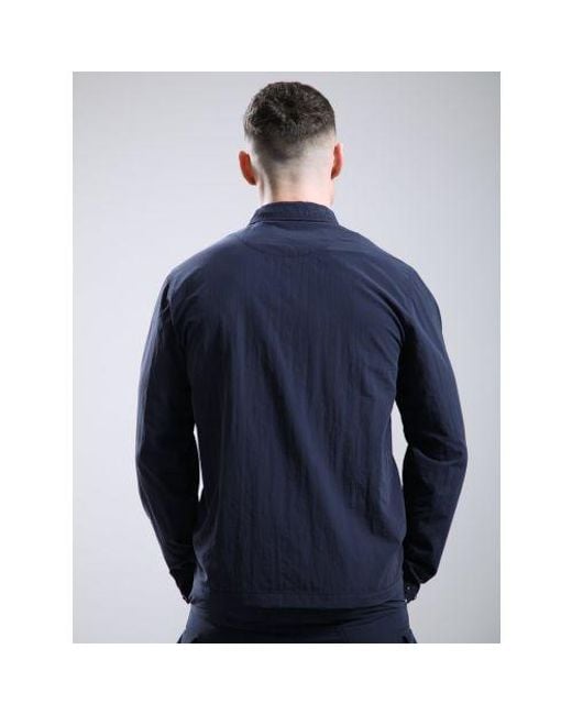Marshall Artist Blue Woodvale Overshirt for men