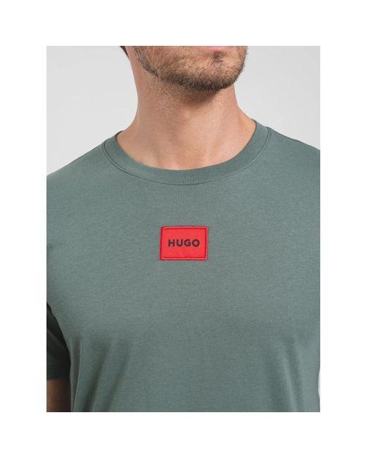 HUGO Green Dark Diragolino212 T-Shirt for men