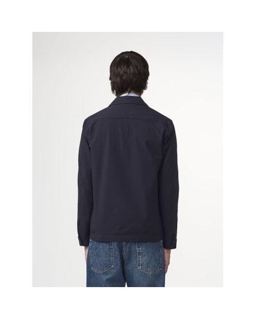 NN07 Blue Zander Jacket for men