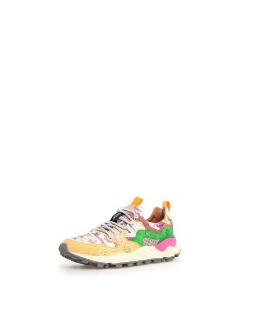 Flower Mountain White Multi Yamano 3 Trainer