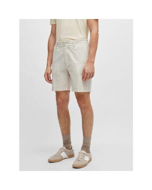 Boss White Light Kane Ds Short for men