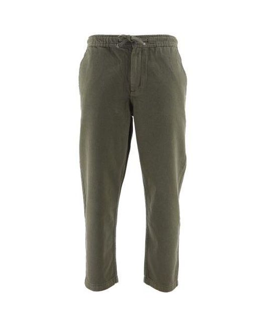 Wax London Green Khaki Kurt Linen Trouser for men