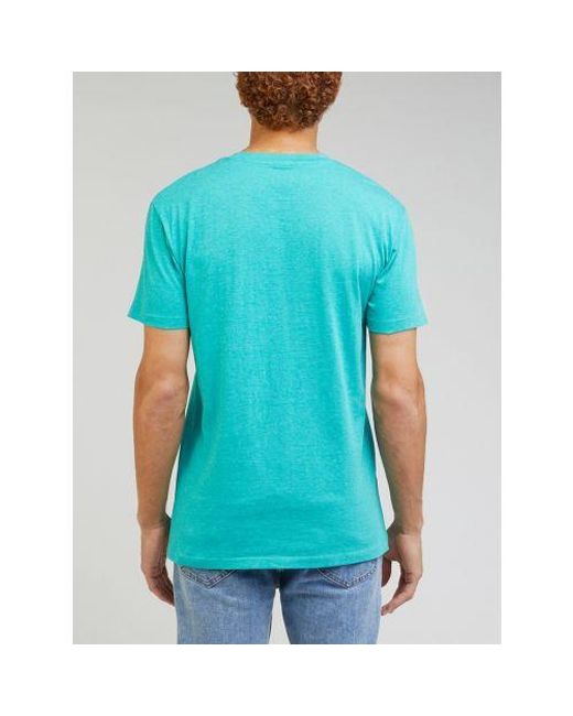 Lee Jeans Blue Dusty Jade Ultimate Pocket T-Shirt for men