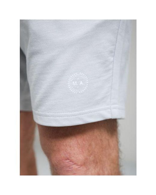 Marshall Artist Gray Oceanic Delta Print Logo Short for men