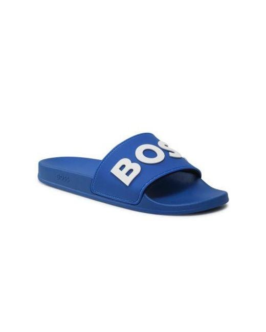 Boss Blue Kids Bright Kirk Slide for men