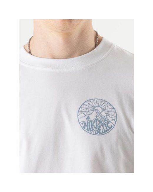 Hikerdelic White Core Logo T-Shirt for men