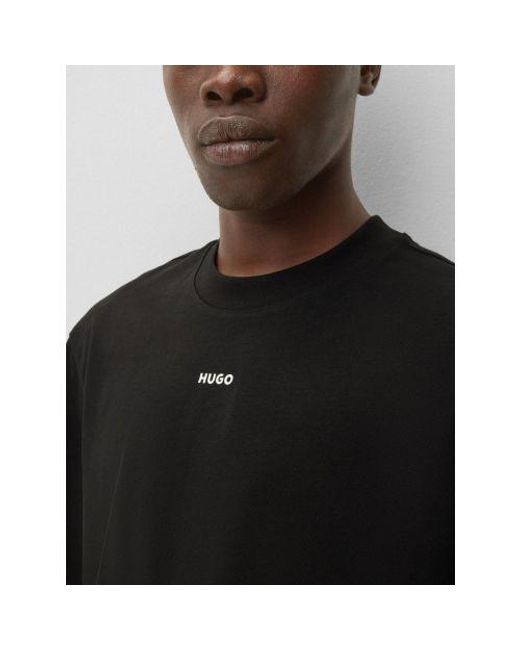 HUGO Black Dapolino T-Shirt for men