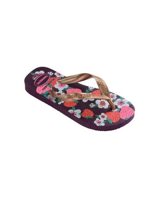 Havaianas Blue Flores Flip Flop
