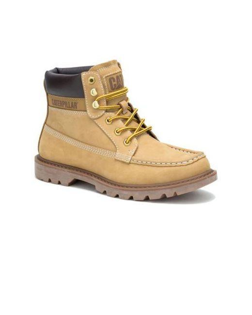 Caterpillar Natural Honey Reset Colorado Moc Toe Boot for men