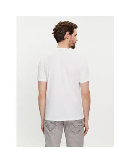 Emporio Armani White Linea T-Shirt for men