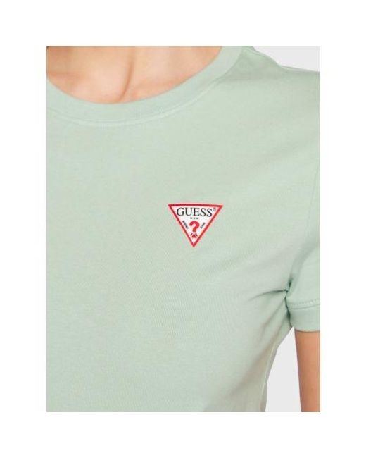Guess Green Hazy Mini Triangle Short Sleeve T-Shirt