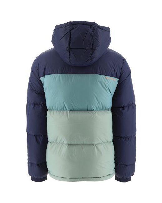 COTOPAXI Blue Maritime Leaf Solazo Hooded Down Jacket for men