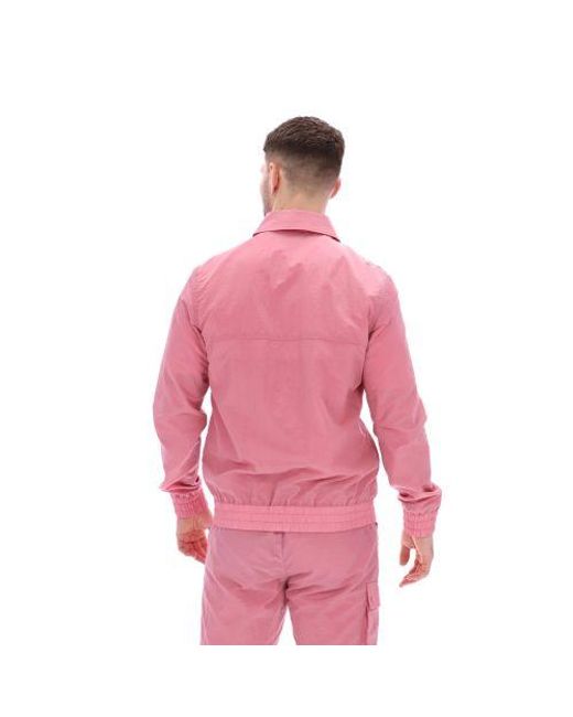 Sergio Tacchini Pink Wild Rose New Devonte Track Jacket for men